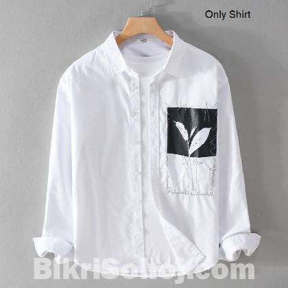 Men's Full Sleeve Print Shirt Courtesy